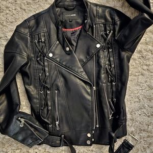 New Leather black jacket